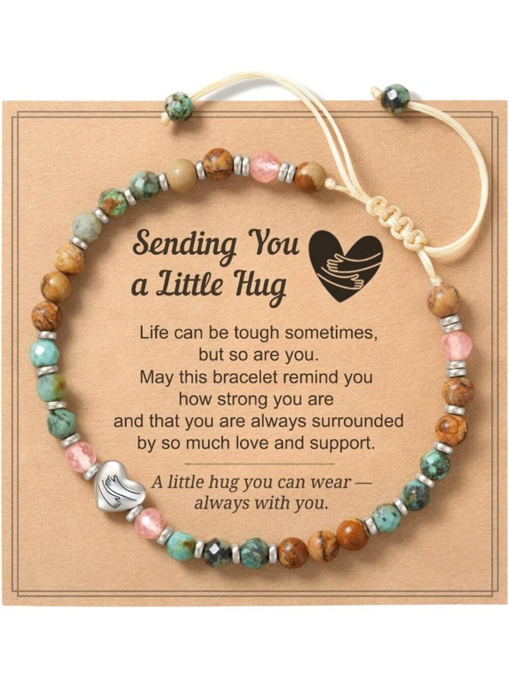 Heart Hug Bracelet for Women & Teens - Perfect Gift for Strong Hearts